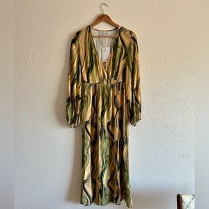 & Other Stories Midi Wrap Dress - NWT